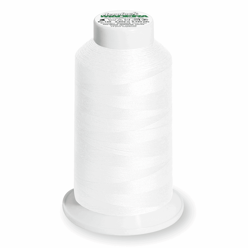 Load image into Gallery viewer, Madeira Aerolock overlocker thread 8010 White: 2,500m
