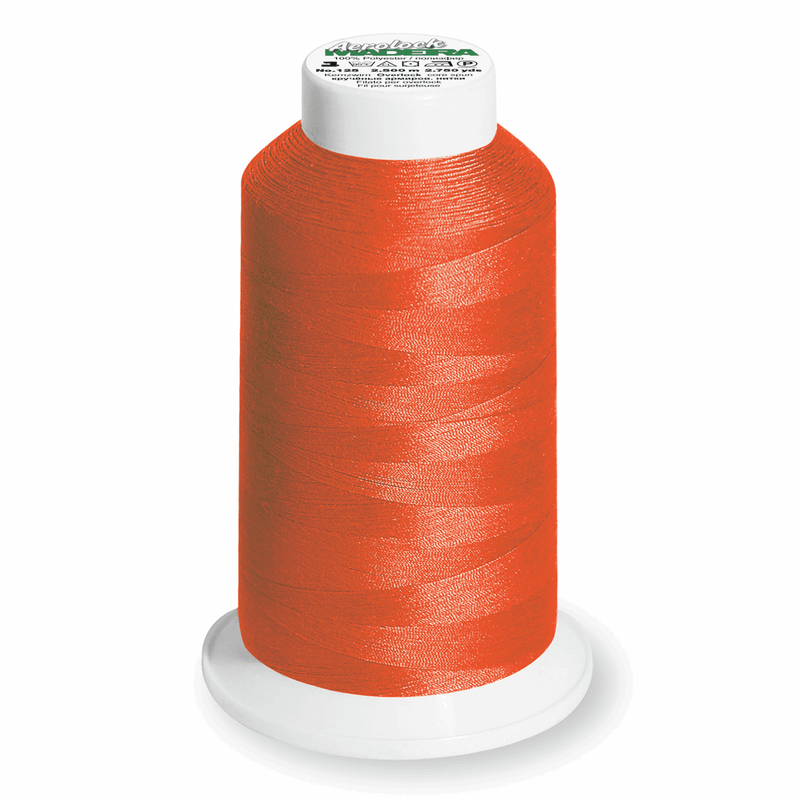 Load image into Gallery viewer, Madeira Aerolock overlocker thread 8201 Salmon: 2,500m