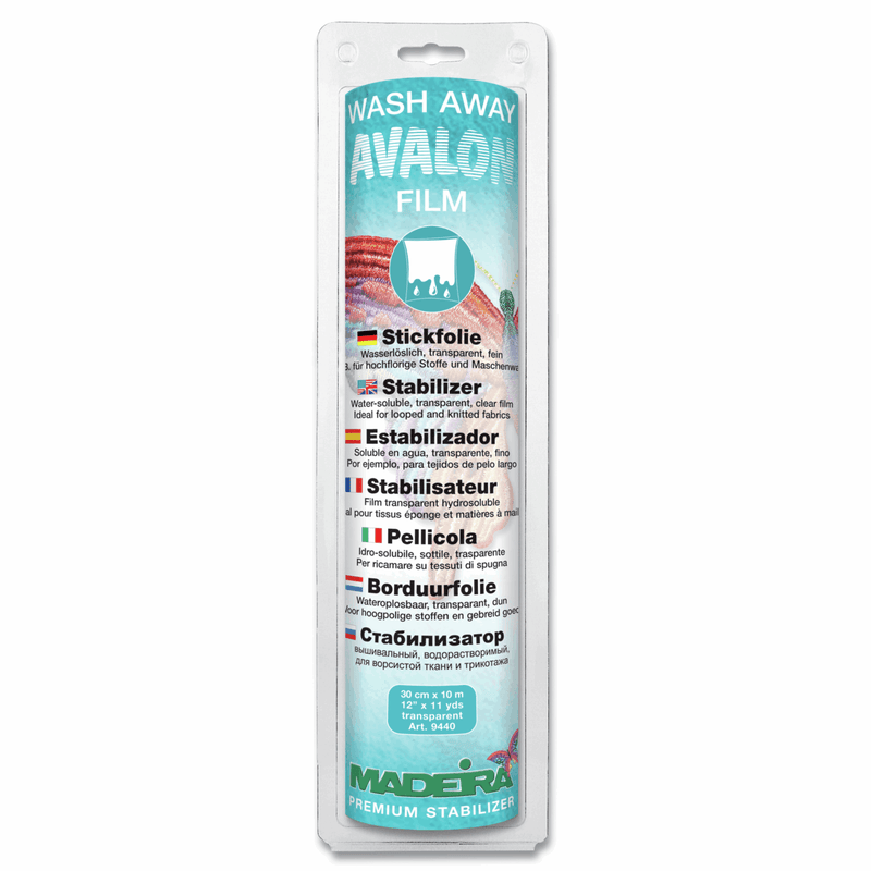 Load image into Gallery viewer, Madeira Stabilizer: Wash-Away: Avalon Film: 30cm x 10m: Clear