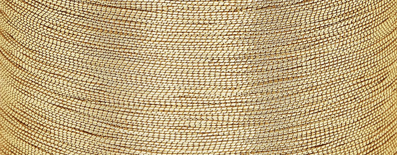 Load image into Gallery viewer, Madeira Heavy Metal 6022 Light Gold 200m - Embroidery Thread