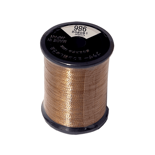 Brother Metallic Embroidery Thread 300m Col.986 - Copper
