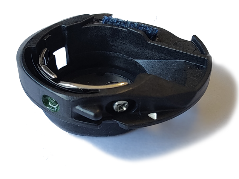 Load image into Gallery viewer, Brother Innovis Bobbin Case - Green Dot - Sewing