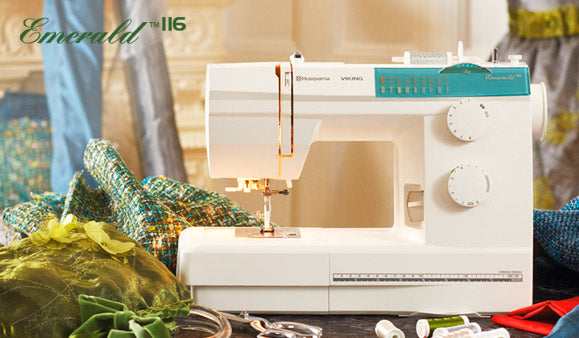 Load image into Gallery viewer, Husqvarna Emerald 118 Sewing Machine 
