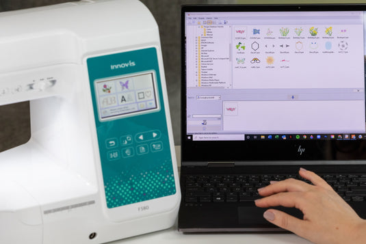Innov-is F580 sewing, quilting and embroidery machine