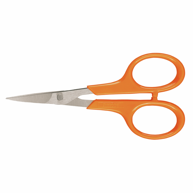 Load image into Gallery viewer, Fiskars Curved Embroidery Scissors 10cm