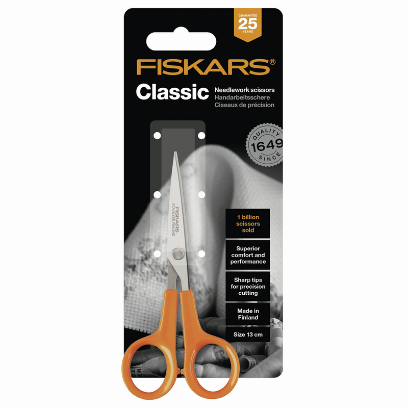 Load image into Gallery viewer, Fiskars Classic Needlework Scissors 13cm