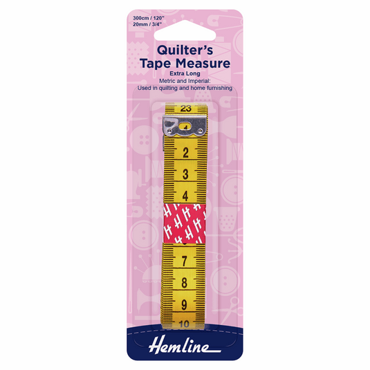 Quilter's Tape Measure: Extra Long - 300cm 