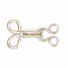 Load image into Gallery viewer, Hooks and Eyes: Nickel: Size 3