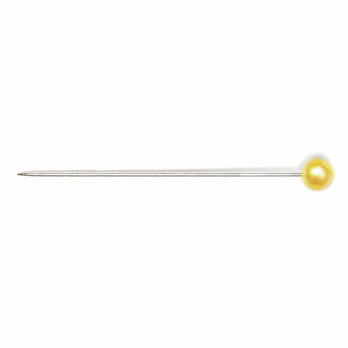 Load image into Gallery viewer, Pins: Pearl Head: Assorted: 38mm: Gold
