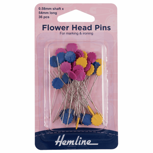 Pins: Flower/Flat Head: 54mm: Nickel