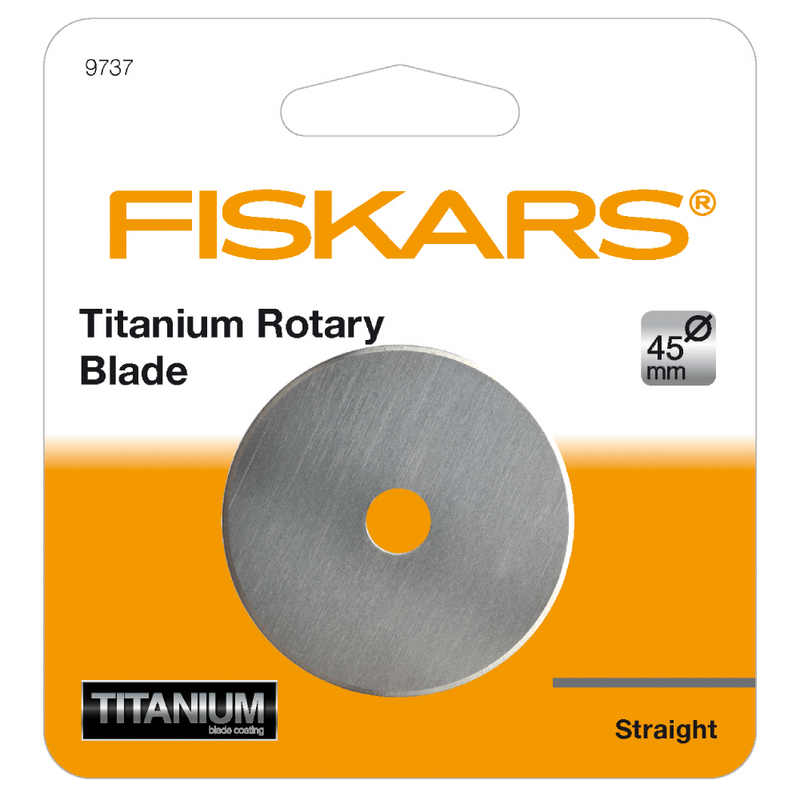 Load image into Gallery viewer, Fiskars Replacement Rotary Blade: Titanium: Straight: 45mm
