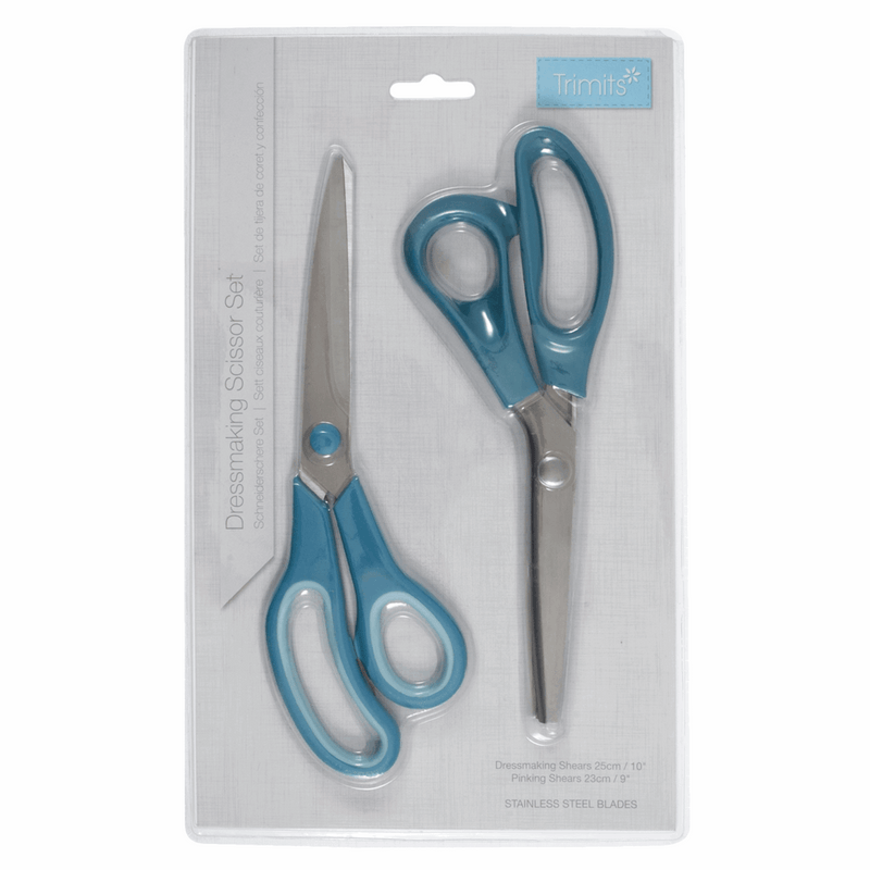 Load image into Gallery viewer, Scissor Set - Dressmaking &amp; Pinking Shears - 2 Piece
