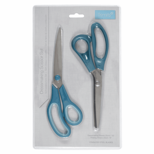 Scissor Set - Dressmaking & Pinking Shears - 2 Piece