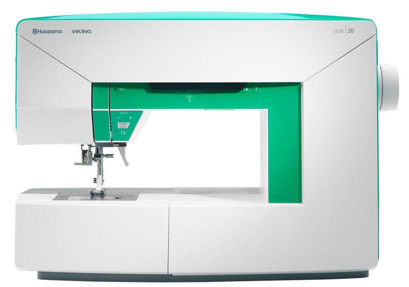 Load image into Gallery viewer, Husqvarna Jade 20 Sewing Machine - Free Madeira thread Chest