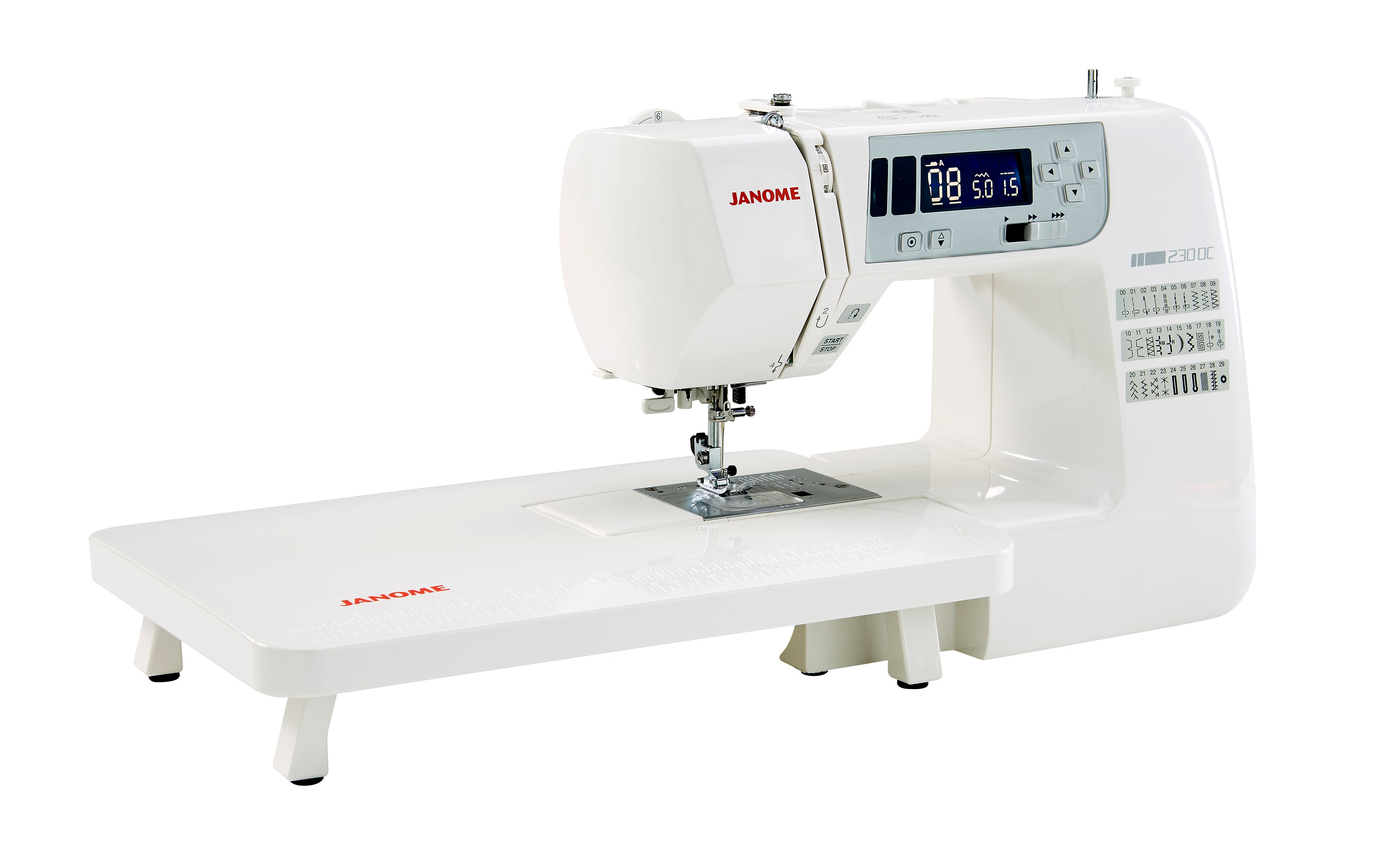 Janome 230DC Computerised Sewing Machine 30 Stitches Sewing Machines UK