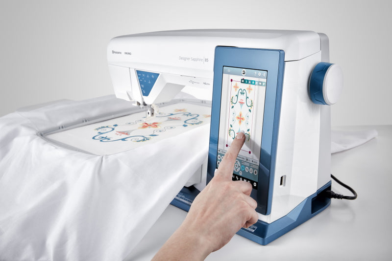 Load image into Gallery viewer, Husqvarna Designer Sapphire 85 Sewing, Quilting & Embroidery