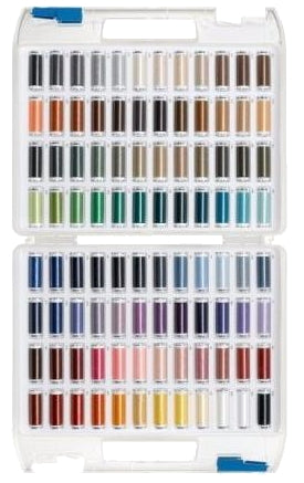 Load image into Gallery viewer, Mettler Silk-finish Cotton 50 - 96 Spool Thread Case