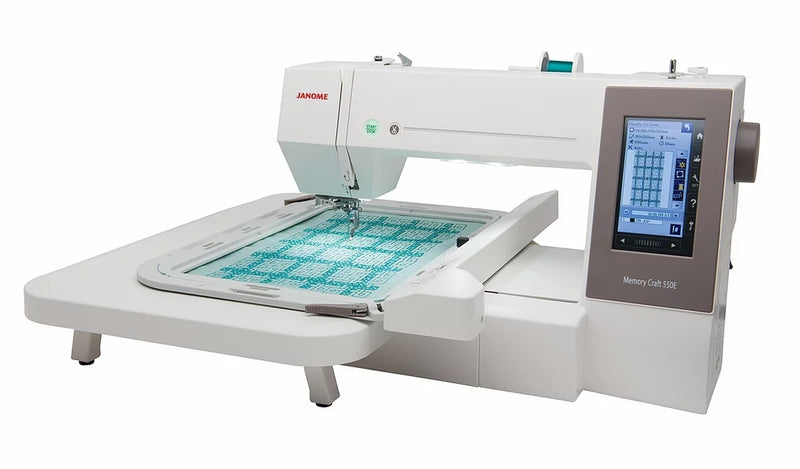 Load image into Gallery viewer, Janome Memory Craft 550E Embroidery Machine