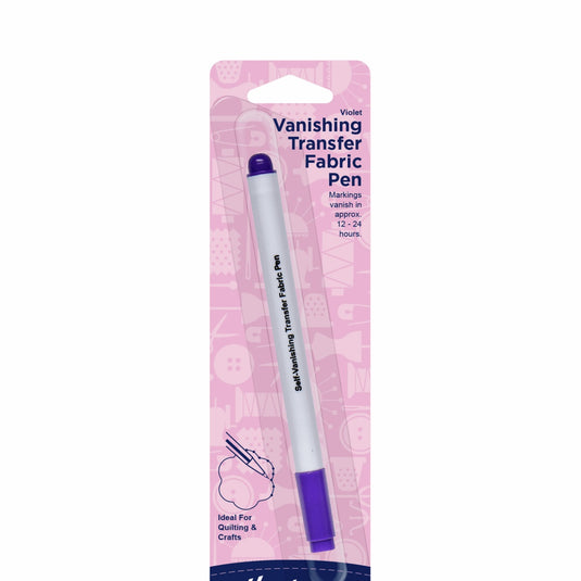 Vanishing fabric marker pen