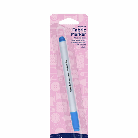 Wipe off/wash out fabric marker pen