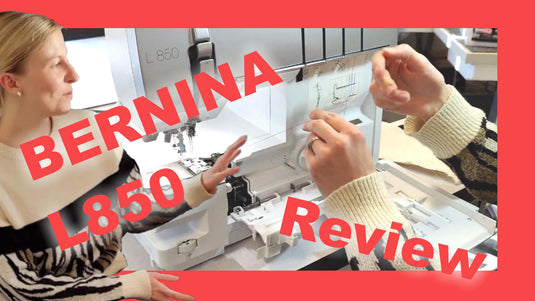 Bernina L850 Overlocker - Review Video New Series