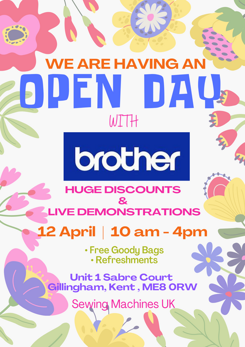 Brother Open Day 12th April - Free goody bags