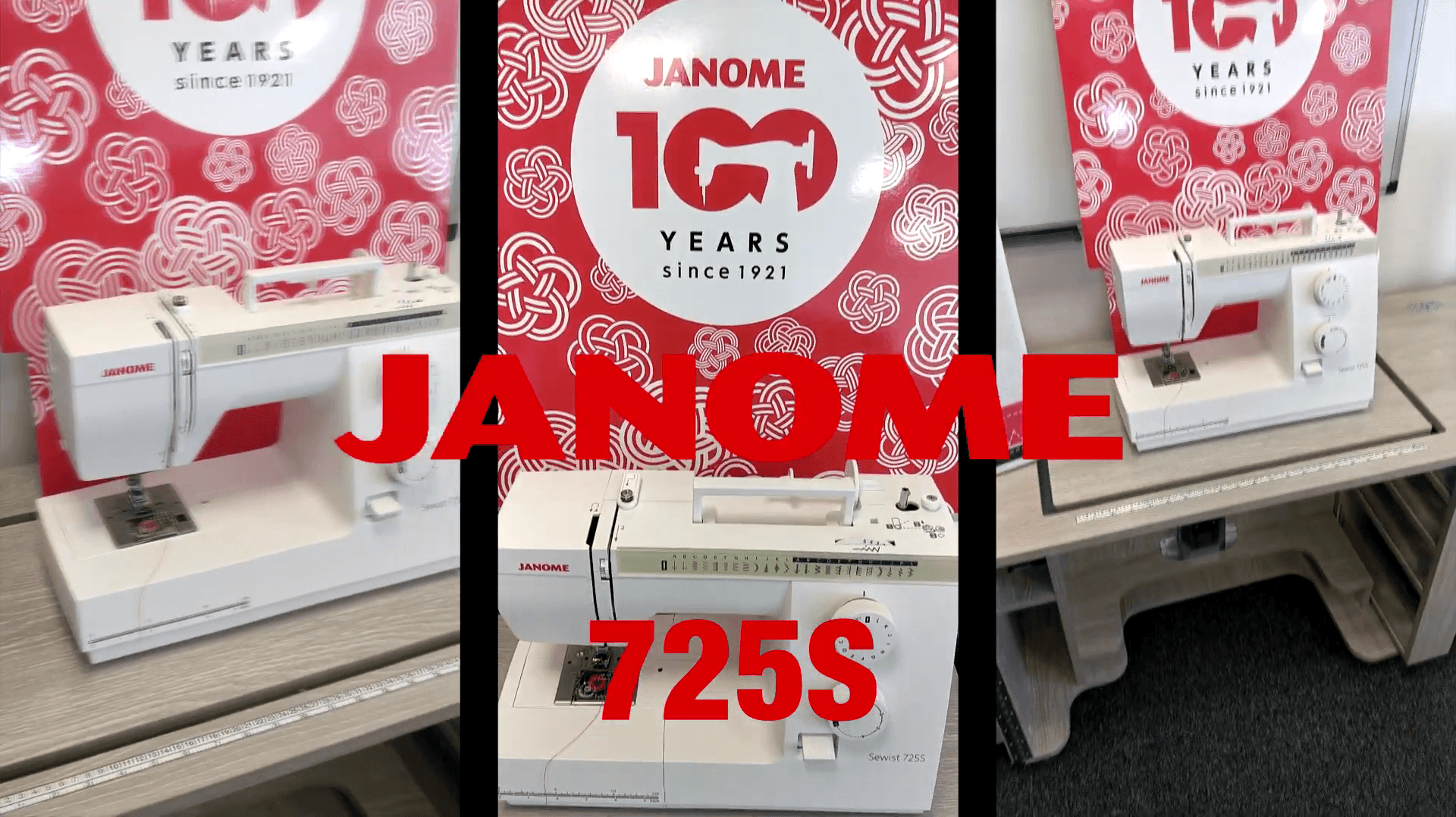 Janome 725s - Unboxing & Demo – Sewing Machines UK