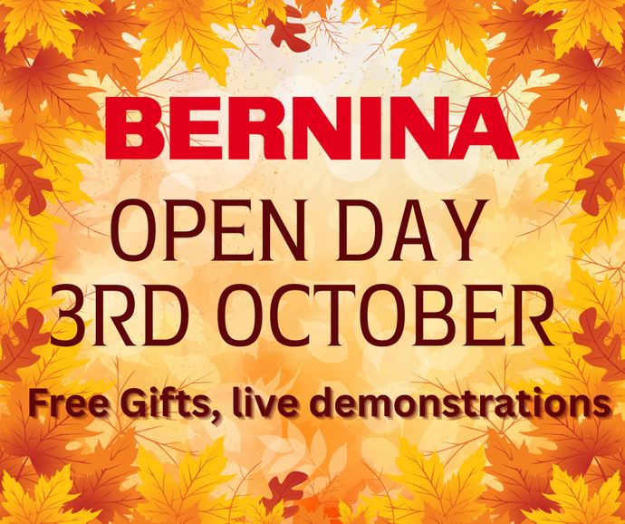 Don't Miss Out on the BIGGEST Sale of the Year: Bernina Open Day Discounts Galore!