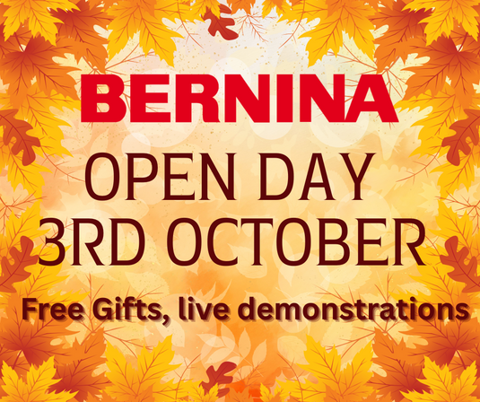 Don't Miss Out on the BIGGEST Sale of the Year: Bernina Open Day Discounts Galore!