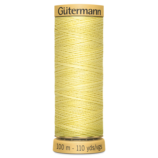 Gutermann 100% Natural Cotton - 100m Shade Yellow 0349