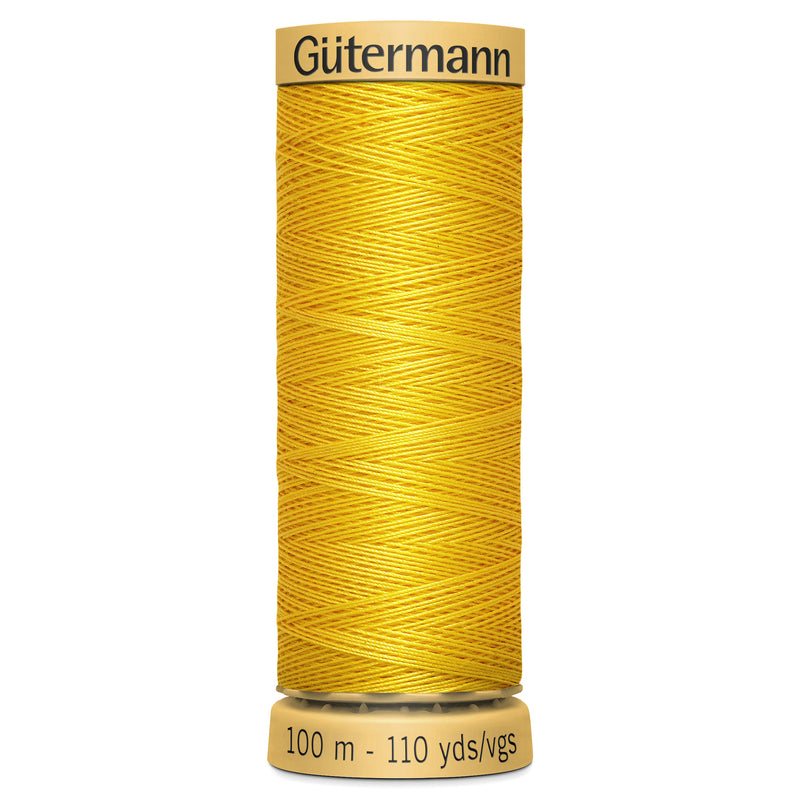 Load image into Gallery viewer, Gutermann 100% Natural Cotton - 100m Shade Yellow 0588
