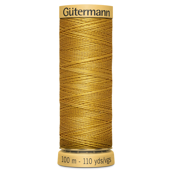 Gutermann 100% Natural Cotton - 100m Shade Yellow 0847