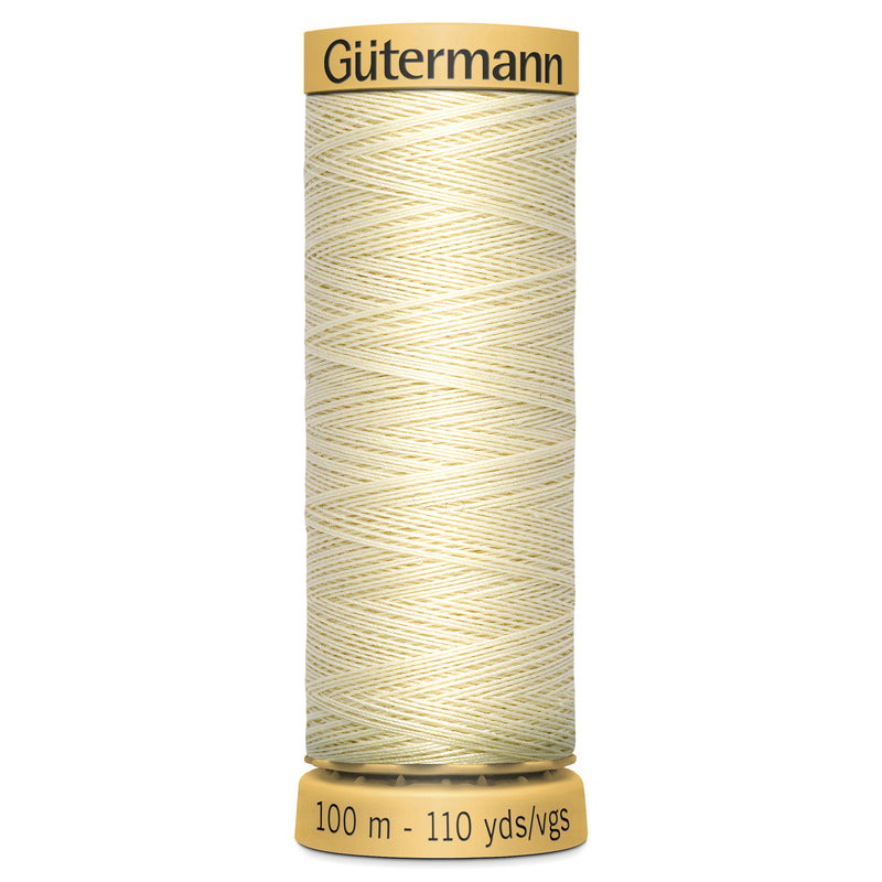 Load image into Gallery viewer, Gutermann 100% Natural Cotton - 100m Shade Cream 0919
