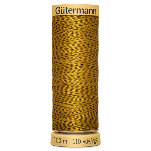Gutermann 100% Natural Cotton - 100m Shade Brown 1056