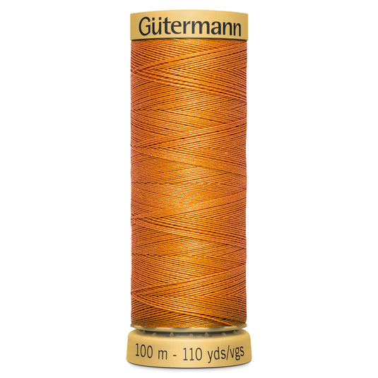 Gutermann 100% Natural Cotton - 100m Shade Orange 1576