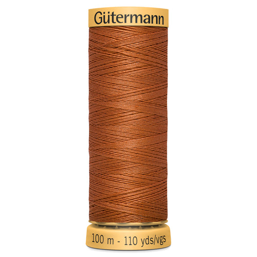 Gutermann 100% Natural Cotton - 100m Shade Brown 1955