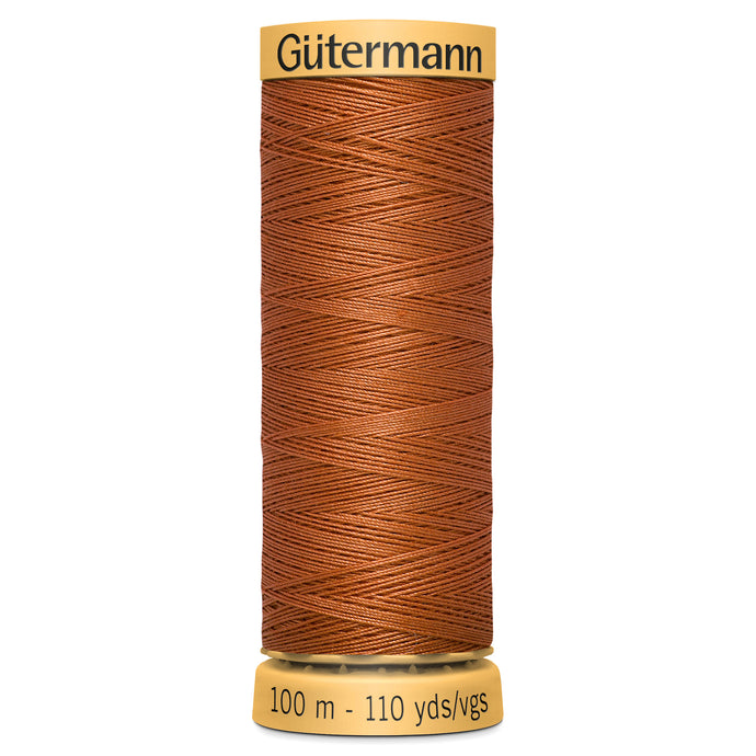 Gutermann 100% Natural Cotton - 100m Shade Brown 1955