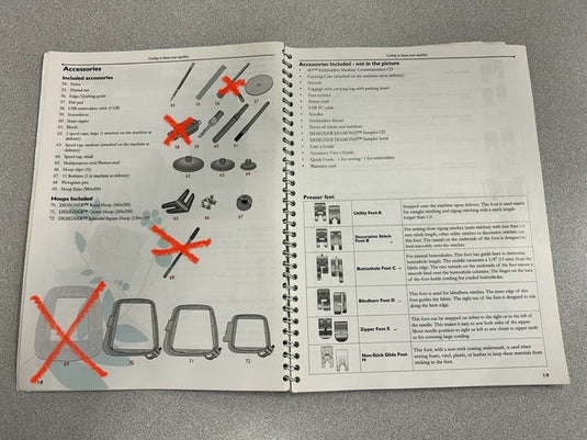 *Pre-Owned Husqvarna Viking Designer Diamond Deluxe Sewing and Embroidery Machine