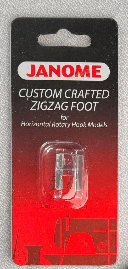 Janome Custom Crafted Zig-Zag/Satin Stitch Foot(Open Toe)