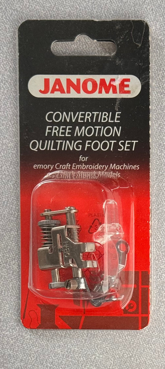 Janome Convertible Free Motion Quilting Foot Set