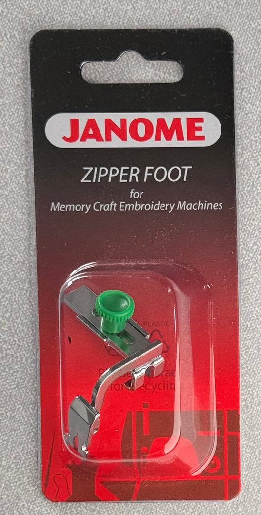 Janome Adjustable Zipper Foot/Piping Foot