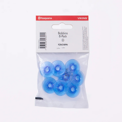 Husqvarna Viking Blue Bobbins 8 Pack