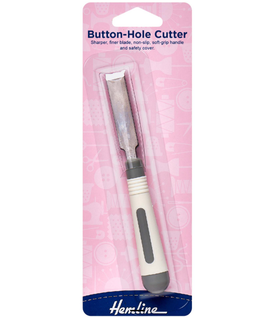 Hemline Button Hole Cutter: Soft Grip