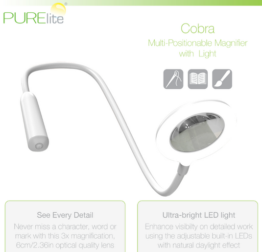 PURElite Cobra Magnifying Light