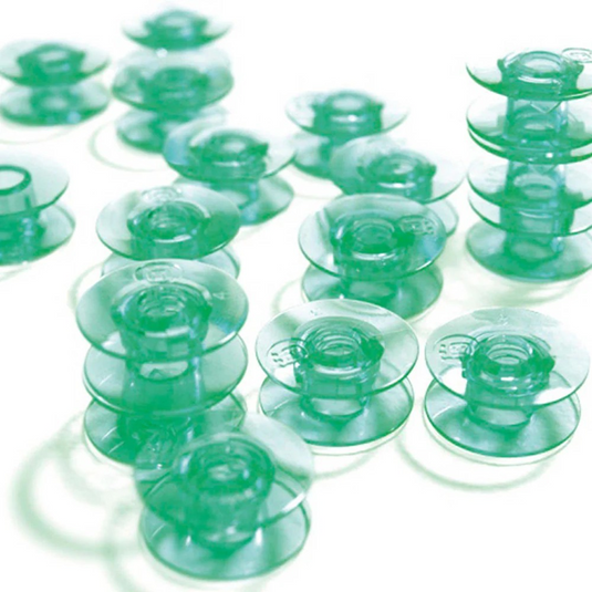 Husqvarna Viking Green Bobbins 10 Pack