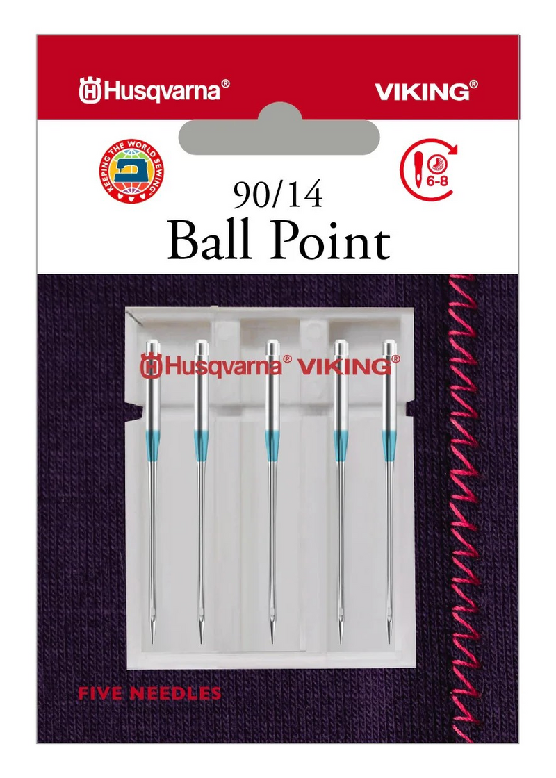 Load image into Gallery viewer, Husqvarna Viking Ball Point Domestic Sewing Machine Needles
