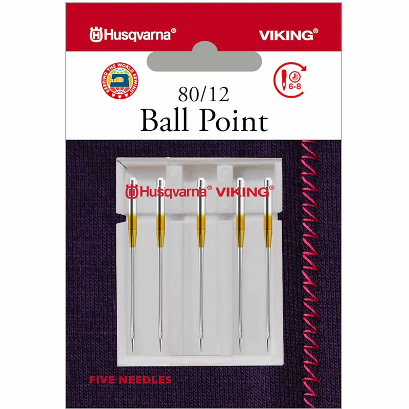 Load image into Gallery viewer, Husqvarna Viking Ball Point Domestic Sewing Machine Needles
