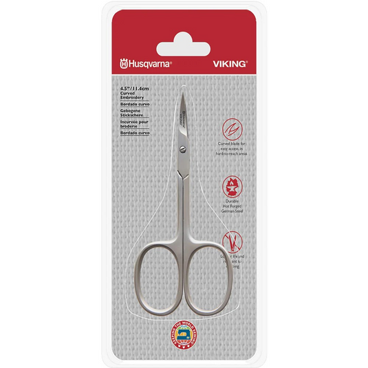 Husqvarna Viking - 3.5"/8.9CM Curved Embroidery Scissors