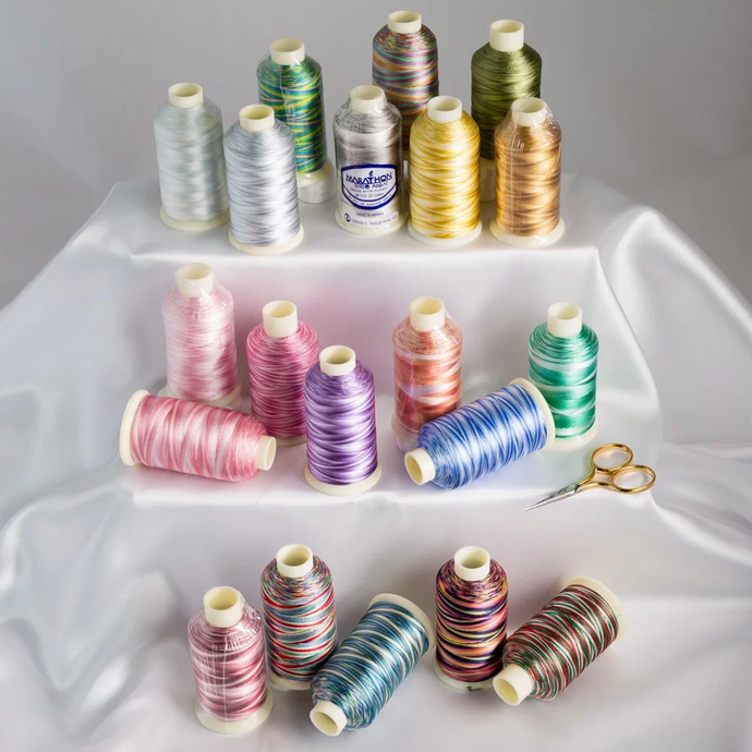 Marathon - Variegated Embroidery Thread 1000m reel