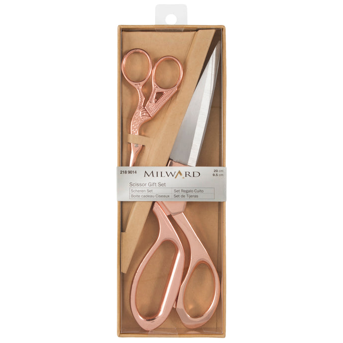 Milward - Scissor Gift Set - Rose Gold